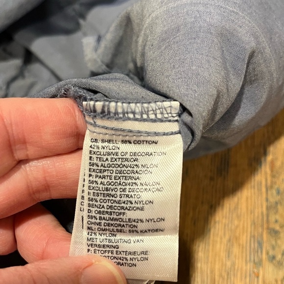 🩵THE NORTH FACE blue button down shirt size L - Picture 2 of 9